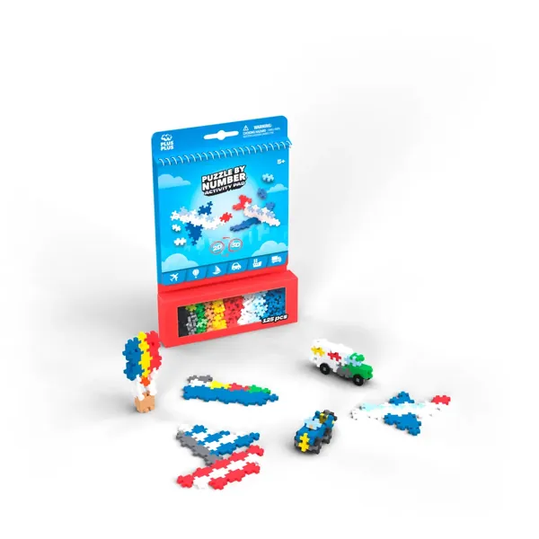 PLUS PLUS - BLOC D'ACTIVITES TRANSPORT - 125 PIECES – Image 3
