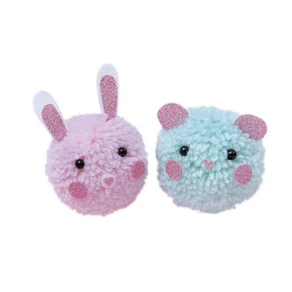 COFFRET ANIMAUX POMPONS A CREER - JANOD – Image 2