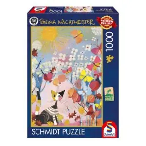 PUZZLE SCHMIDT - R. WACHTMEISTER : CHATON TIGRE - 1000 PIECES