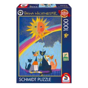 PUZZLE SCHMIDT - R. WACHTMEISTER : SOUS LA PLUIE D'OR - 1000 PIECES