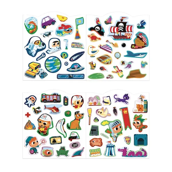 CAHIER DE STICKERS AVENTURIERS - JANOD – Image 3