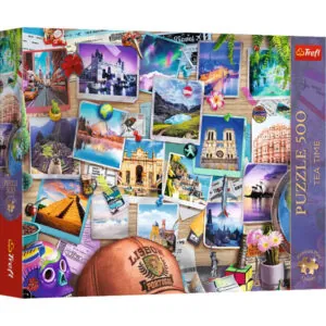 PUZZLE TREFL TEA TIME : SOUVENIRS DE VOYAGE - 500 PIECES
