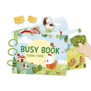 BUSY BOOK FERME FRANCAIS / ANGLAIS - JANOD