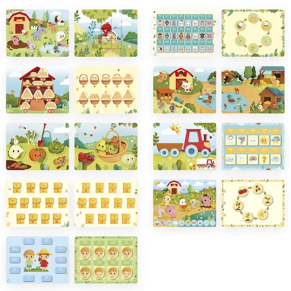 BUSY BOOK FERME FRANCAIS / ANGLAIS - JANOD – Image 2