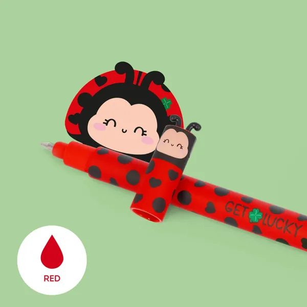 STYLO A ENCRE GEL EFFACABLE - ERASABLE PEN COCCINELLE - LEGAMI – Image 3