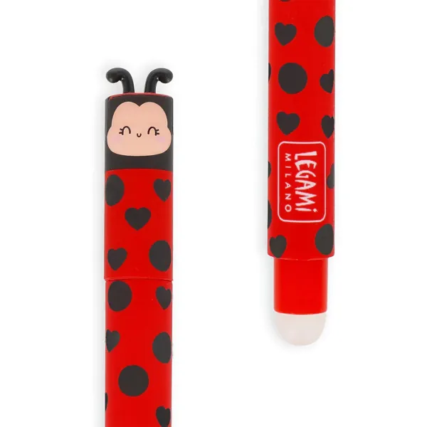 STYLO A ENCRE GEL EFFACABLE - ERASABLE PEN COCCINELLE - LEGAMI – Image 2