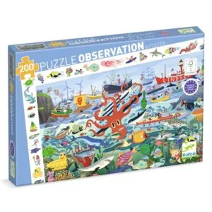 PUZZLE OBSERVATION : LES SECRETS DE LA MER - 200 PIECES