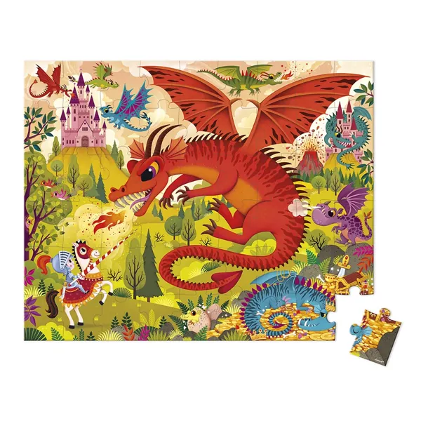 PUZZLE JANOD : ROYAUME DE DRAGONS - 54 PIECES – Image 2