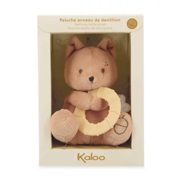 GRIGNOTI - PELUCHE ANNEAU DENTITION ECUREUIL - KALOO – Image 4