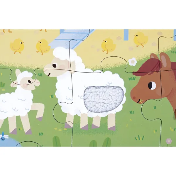 PUZZLE TACTILE JANOD : FERME - 20 PIECES – Image 3