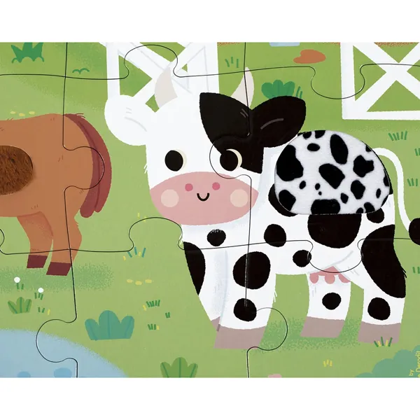 PUZZLE TACTILE JANOD : FERME - 20 PIECES – Image 7