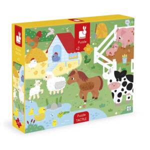 PUZZLE TACTILE JANOD : FERME - 20 PIECES