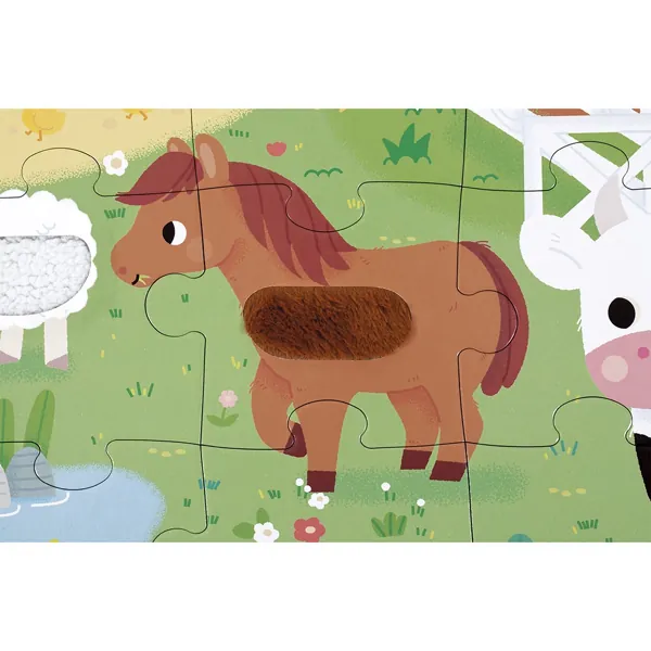 PUZZLE TACTILE JANOD : FERME - 20 PIECES – Image 5