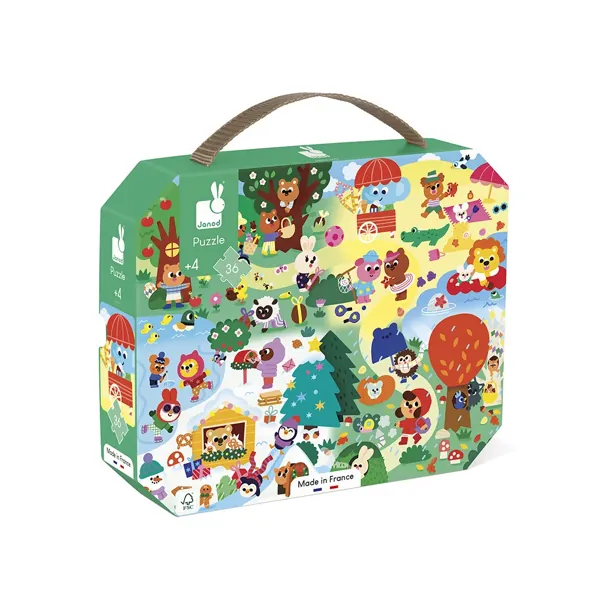 PUZZLE JANOD : LES 4 SAISONS - 36 PIECES