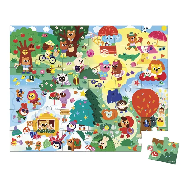 PUZZLE JANOD : LES 4 SAISONS - 36 PIECES – Image 2