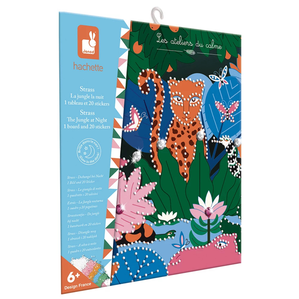 KIT CREATIF STRASS - LA JUNGLE LA NUIT - JANOD