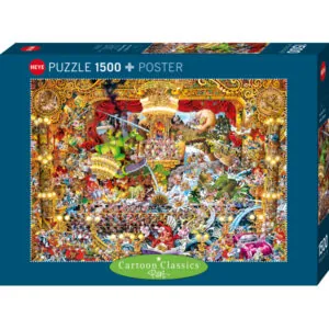 PUZZLE HEYE CARTOON CLASSICS - M. RYBA : OPERA CHAOTIQUE - 1500 PIECES
