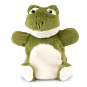 PELUCHE MARIONNETTE GRENOUILLE PODCOLL - HISTOIRE OURS