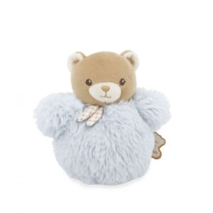 PELUCHE POMPON OURS BLEU - KALOO