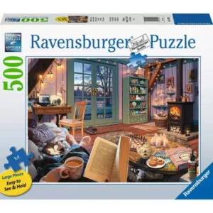 PUZZLE RAVENSBURGER : RETRAITE CONFORTABLE - 500 PIECES
