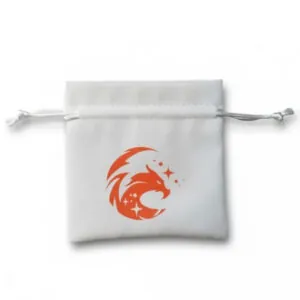 Bourse en Velours pour rangement Dés - Petit format - Dragon