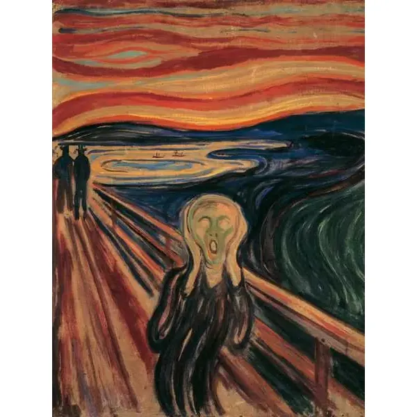 PUZZLE RAVENSBURGER ART - E. MUNCH : LE CRI - 1000 PIECES – Image 2