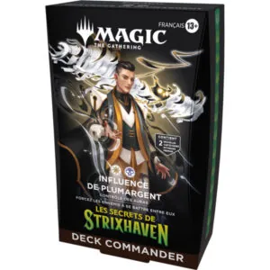 MAGIC - SECRETS STRIXHAVEN - DECK COMMANDER - INFLUENCE DE PLUMARGENT