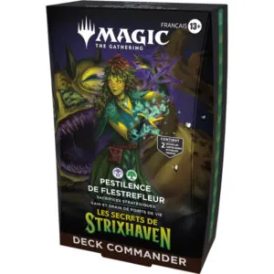 MAGIC - SECRETS STRIXHAVEN - DECK COMMANDER - PESTILENCE DE FLESTREFLEUR