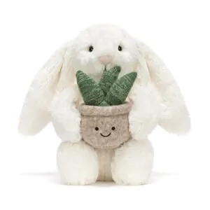 PELUCHE LAPIN CREME ET PLANTE - JELLYCAT