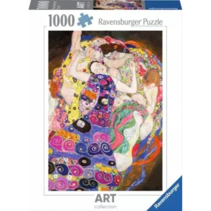 PUZZLE RAVENSBURGER ART - G. KLIMT : LA VIERGE - 1000 PIECES