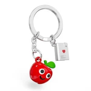 PORTE CLES POMME - METALMORPHOSE