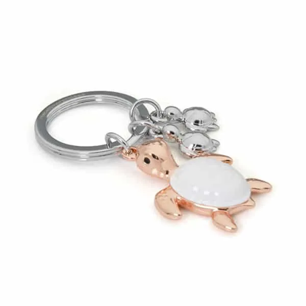 PORTE CLES TORTUE ET SES PETITS - METALMORPHOSE – Image 2