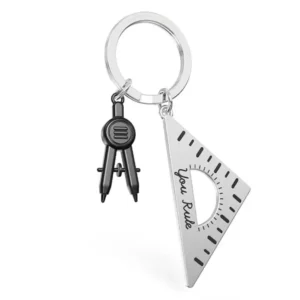 PORTE CLES GEOMETRIE - METALMORPHOSE