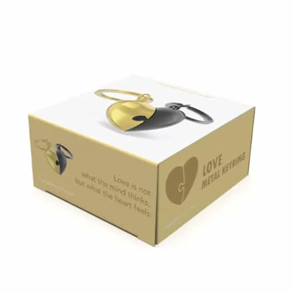 PORTE CLES COEUR A PARTAGER - METALMORPHOSE – Image 3