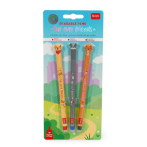 SET DE 3 STYLOS EFFAÇABLES FOR EVER FRIENDS CHIOTS - LEGAMI