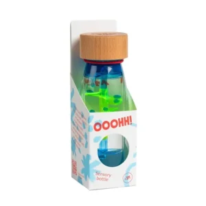 BOUTEILLE SENSORIELLE SPIRALE BLEUE - PETIT BOUM