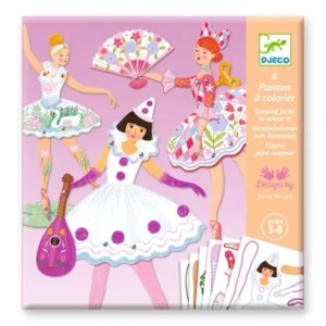 PANTINS A COLORIER - TUTUS - DJECO