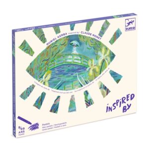 COFFRET PASTEL - M. KERBA INSPIRED BY C. MONET - SUR L'ETANG AUX NYMPHEAS - DJECO