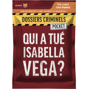 DC POCKET - QUI A TUÉ ISABELLA VEGA ?