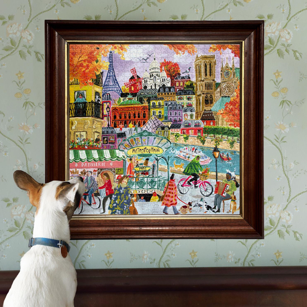 PUZZLE EBOO- J. O LEWIS : PARIS EN AUTOMNE - 1000 PIECES – Image 2