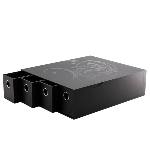 FORTRESS - 4-CARD DRAWERS HORIZONTAL - BLACK