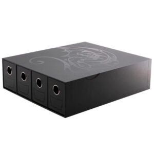 FORTRESS - 4-CARD DRAWERS HORIZONTAL - BLACK