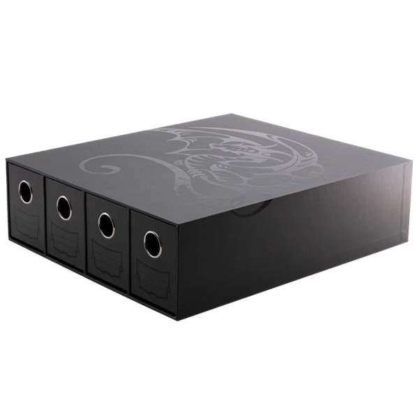 FORTRESS - 4-CARD DRAWERS HORIZONTAL - BLACK