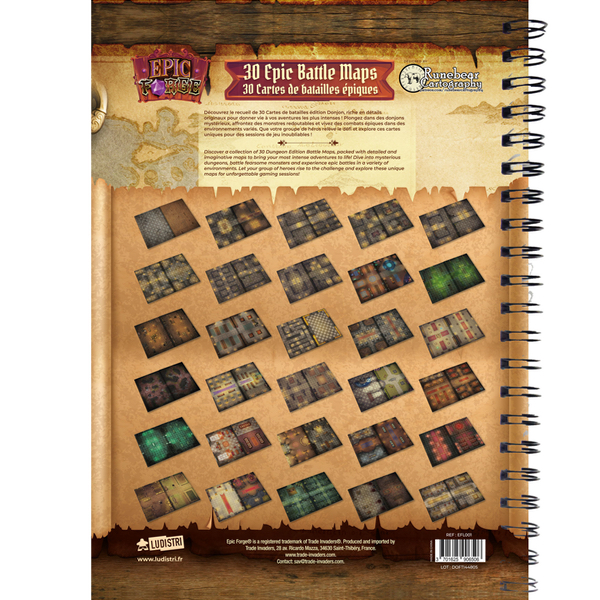Livre plateau de jeu - Donjons
