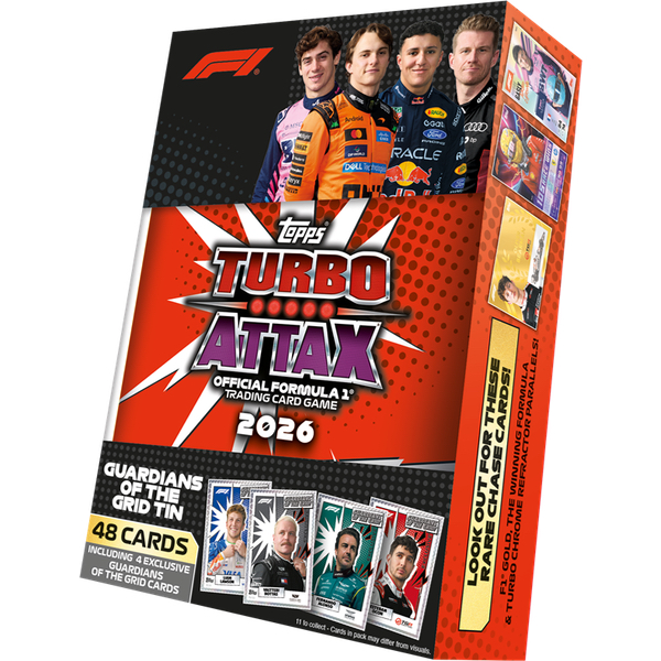 TOPPS - F1 TURBO ATTAX 26:27- MEGA TIN