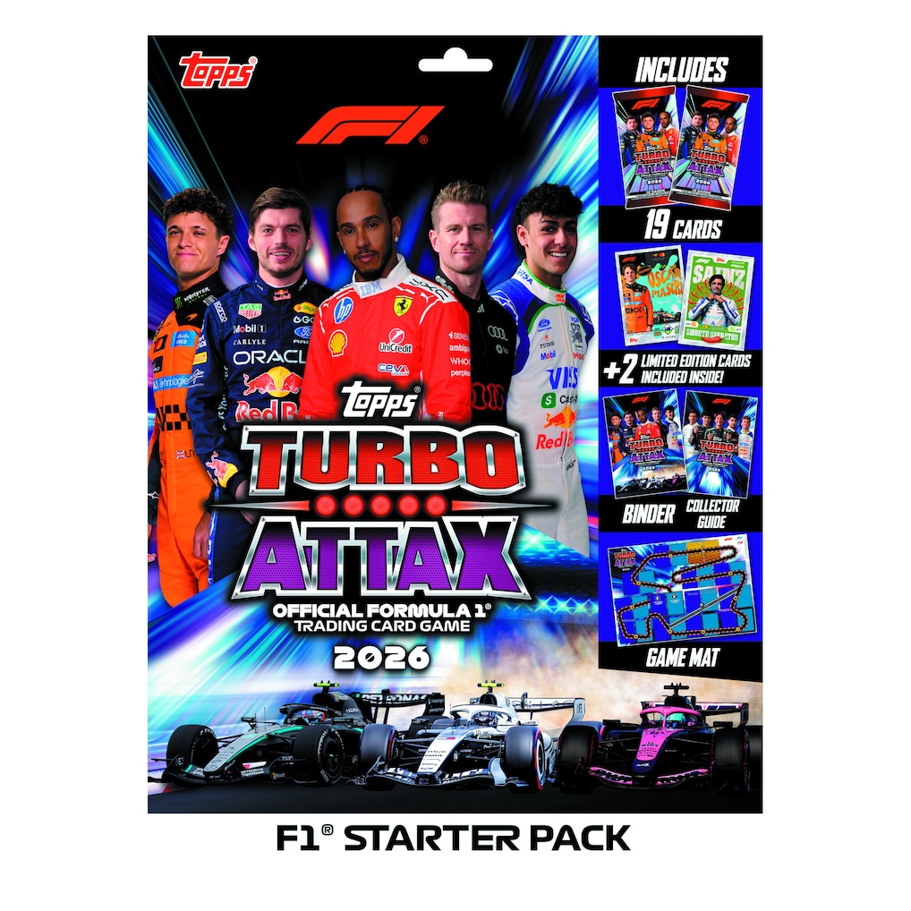 TOPPS - F1 TURBO ATTAX 26:27- STARTER PACK