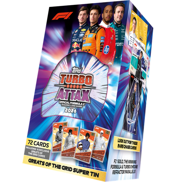 TOPPS - F1 TURBO ATTAX 26:27- SUPER TIN
