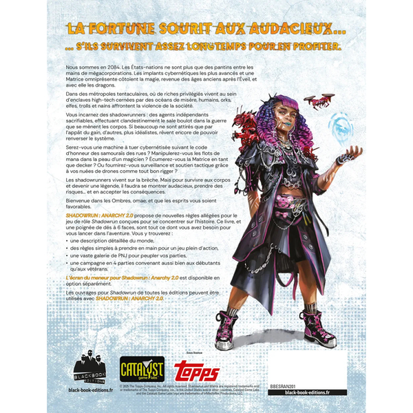 SHADOWRUN ANARCHY V2 - LIVRE DE BASE