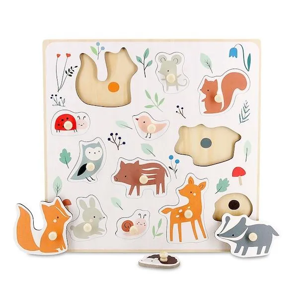 ENCASTREMENT BOIS : ANIMAUX DU MONDE - SARAH BETZ - VILAC – Image 2