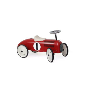 PORTEUR VOITURE METAL VINTAGE ROUGE - VILAC